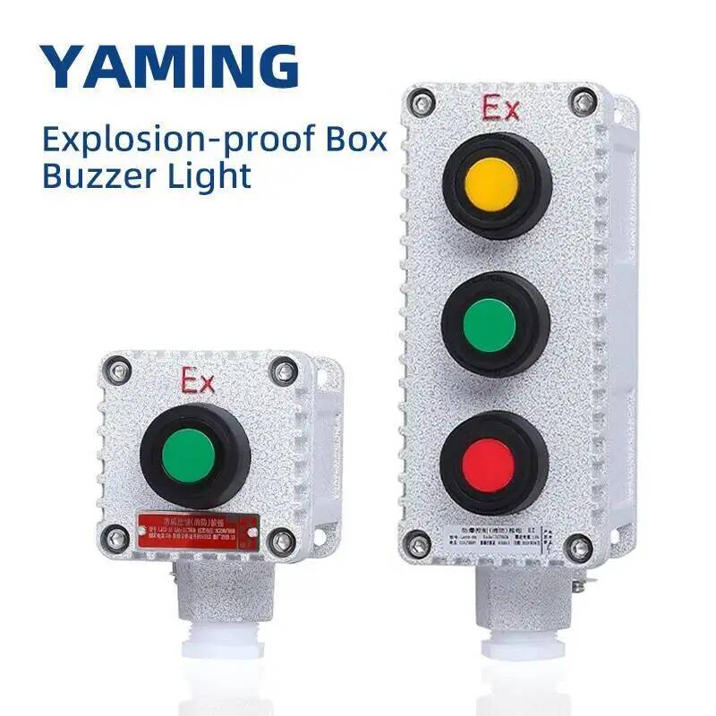 Push Button Tactile - 防爆プッシュボタンボックス LA53-2/3 カスタマイズ操作ボックス アルミ合金製スタートストップ非常停止制御ステーション