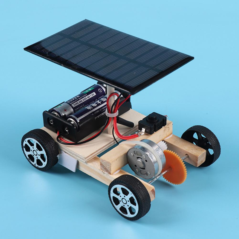 Diy Electronics For Kids - 組み立てるソーラーカー創造的な発明子供のモーター能力アクティブ思考 DIY 電子キット技術のおもちゃ子供のため