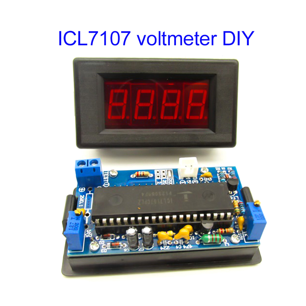 Diy Electronics For Kids - ICL7107 電圧計 DIY キット部品 DC 5V