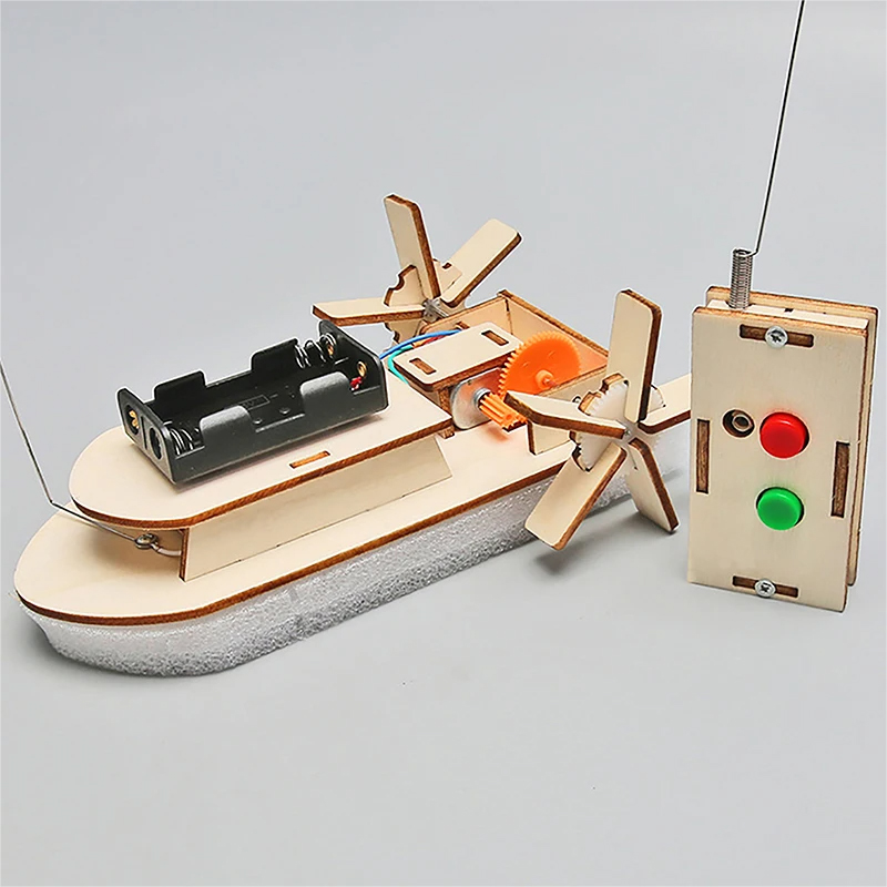 Diy Electronics For Kids - DIY ボートモデル科学おもちゃ子供 STEM 電気教育教育キット 3D 組み立てる木製ボートおもちゃ科学実験キット