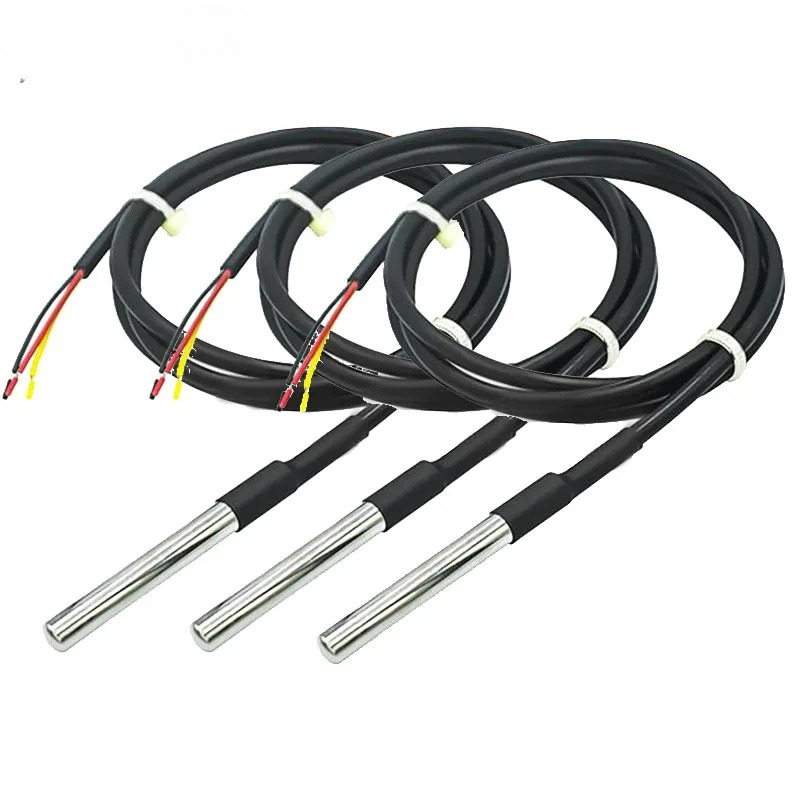 Ds18B20 Temperature Sensor - 1 個 DS18B20 防水温度センサープローブステンレス鋼ねじ込み 1 メートル/2