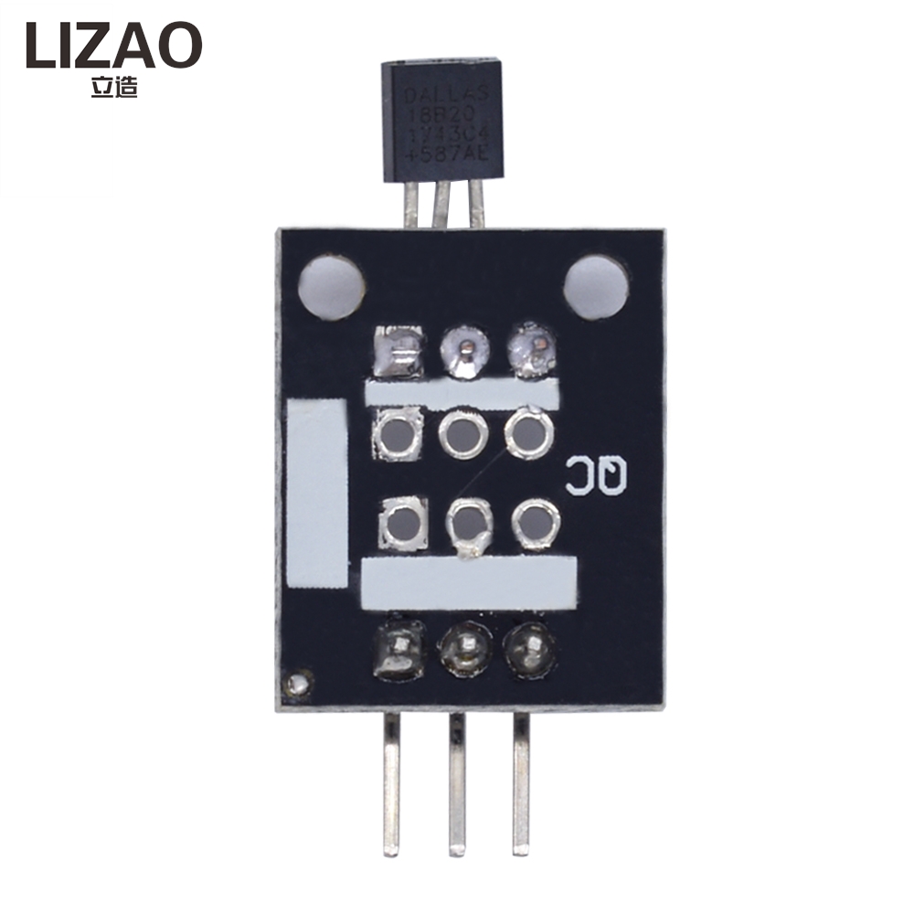 Ds18B20 Temperature Sensor - LIZAO KY-001 3ピン DS18B20 温度センサーモジュール デジタル温度検出