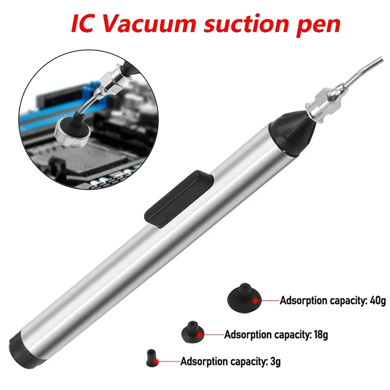 Ic Chip Puller - 手動真空吸引ペンキット 3 ノズル SMD IC 抽出器チップリムーバーツール電話