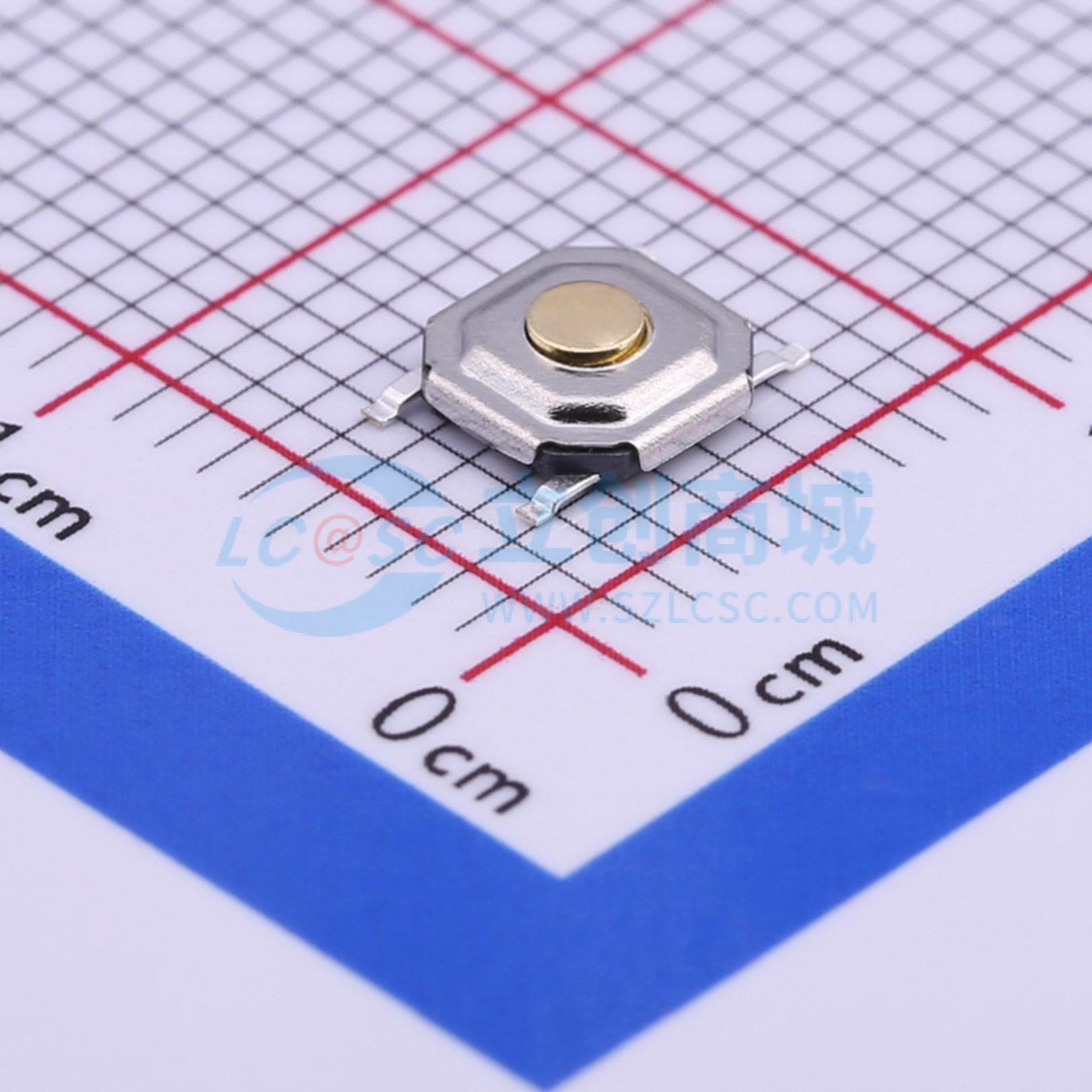 Push Button Tactile - 285個 TS-1087S-01526 SMD 5.2x5.2mm SPST 2.6N