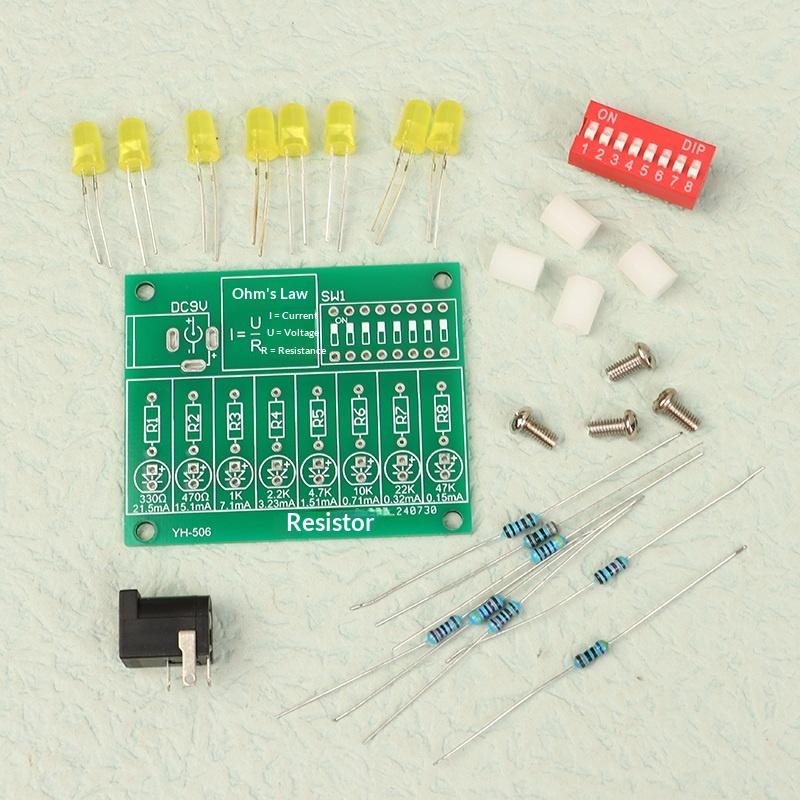 Hobby Diy Electronics Kit - 電子DIYはんだ付け練習キット LED電流テスターメーターキット 学校科学クラス組み立て趣味学習用