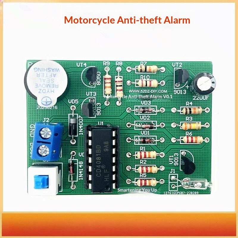 オートバイ振動防止盗難防止アラームDIYキット、電子溶接トレ - Diy Motorcycle Electronics のレビューと価格