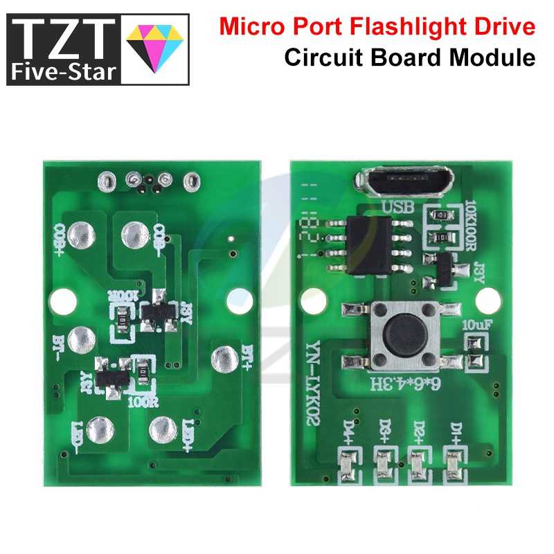1/5 個懐中電灯ドライバーボードヘッドライト DIY 電子 - Diy Electronics Desk のレビューと価格