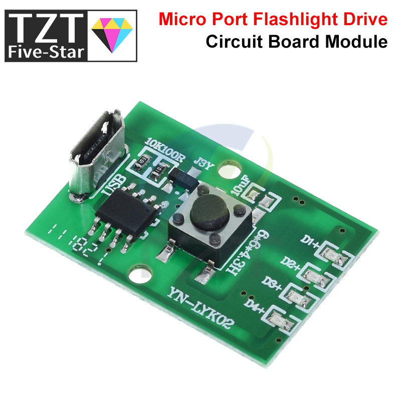 1/5 個懐中電灯ドライバーボードヘッドライト DIY 電子 - Diy Electronics Desk のレビューと価格