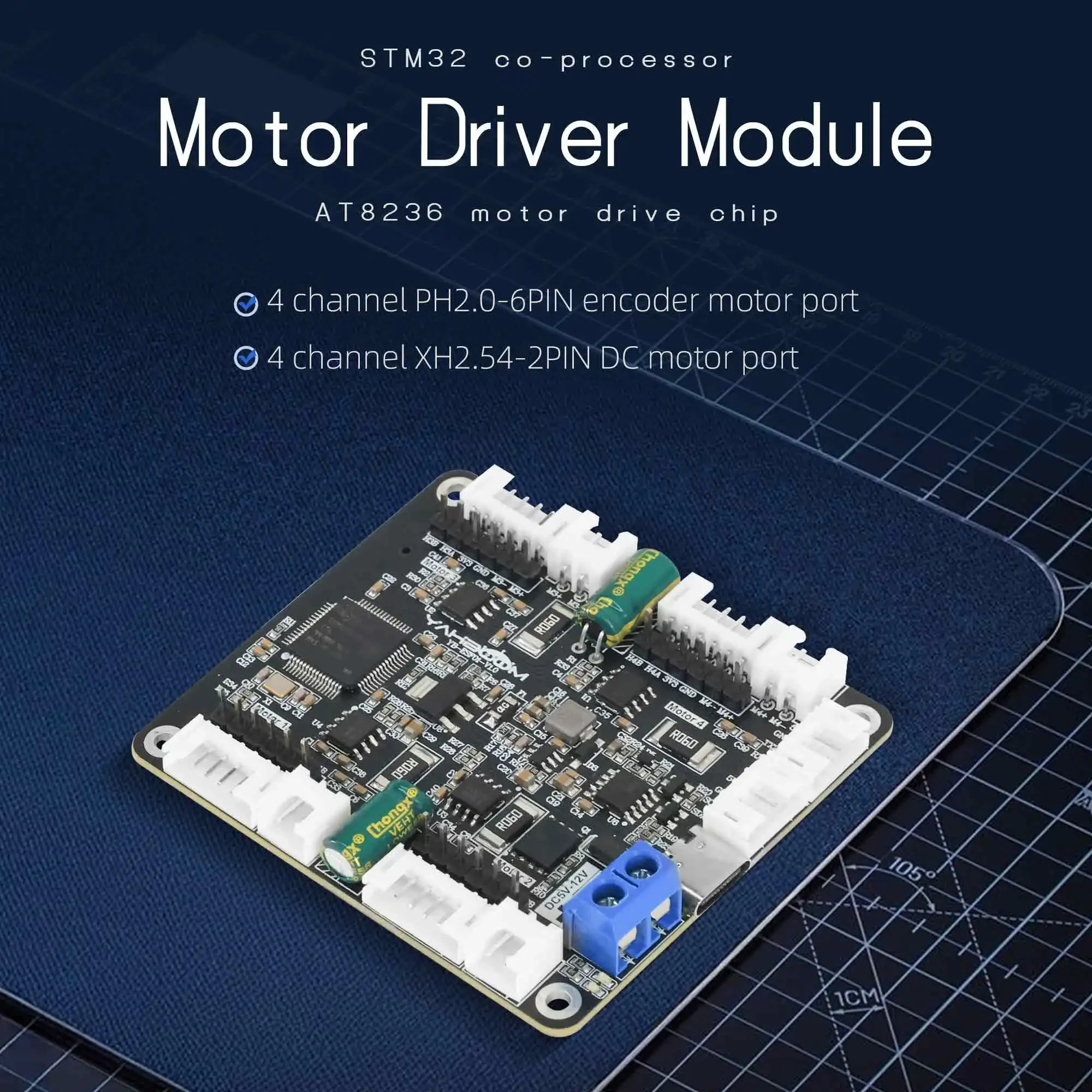 Yahboom 4チャンネルエンコーダモータードライバーモジ - Diy Electronics Project のレビューと価格