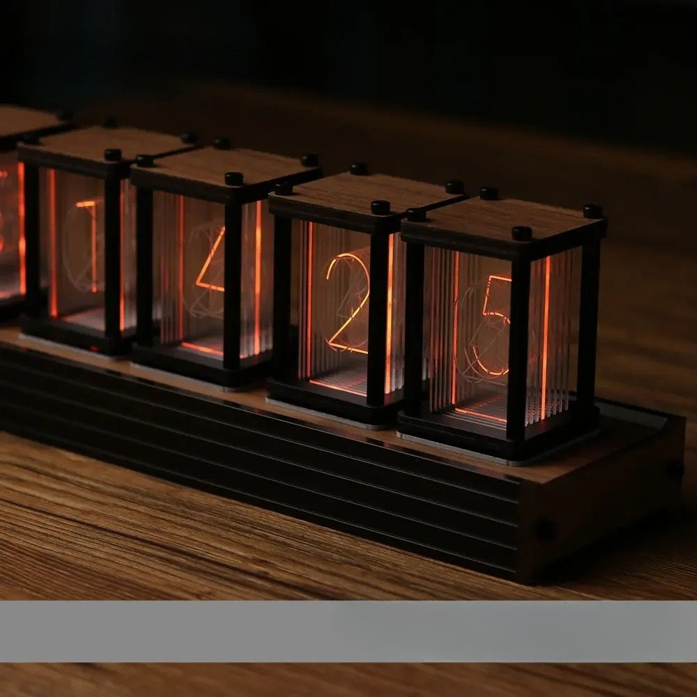 RGB ニキシー管時計 DIY 卓上時計 LED 電子デスク - Diy Electronics Desk のレビューと価格