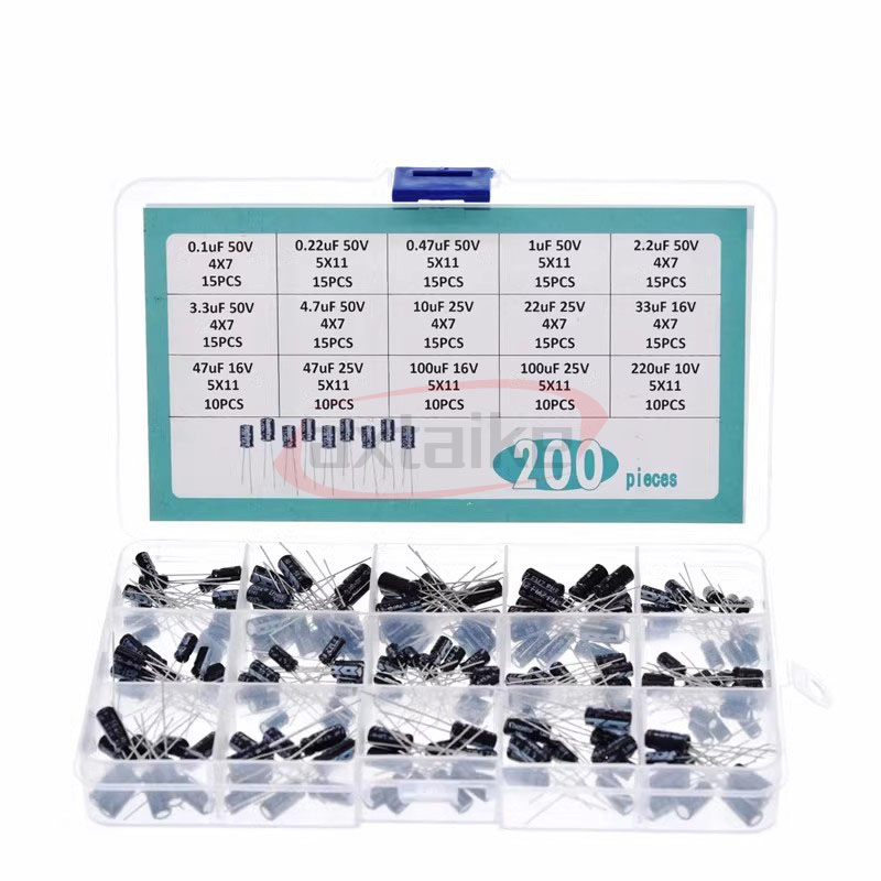 電解コンデンサ品揃えボックス,ラジアルコンデンサセット,12 - Capacitor Kit Assortment のレビューと価格
