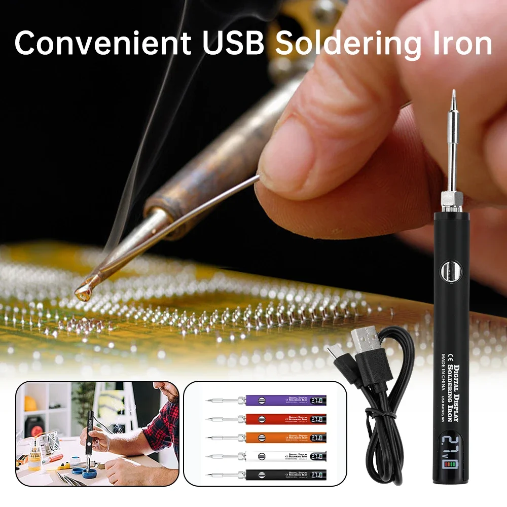 510 スマートはんだごてキット 電圧調整可能 USB 電源 - Flux Pen Electronics のレビューと価格