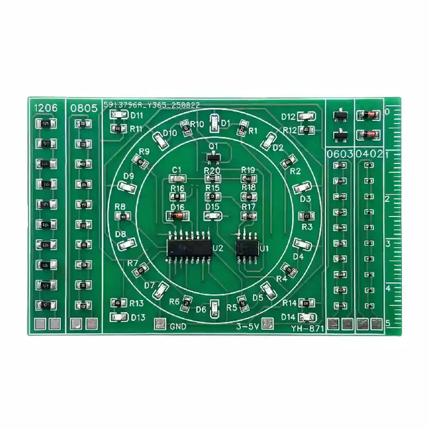 CD4017 ランニング LED ライトキット SMD はん - Hobby Diy Electronics Kit のレビューと価格