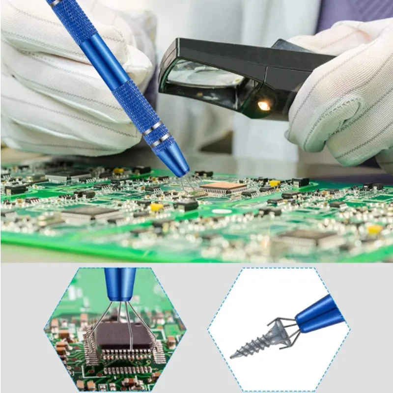 4 爪電子部品グラバー IC 抽出ピックアップ BGA チッ - Ic Chip Puller のレビューと価格