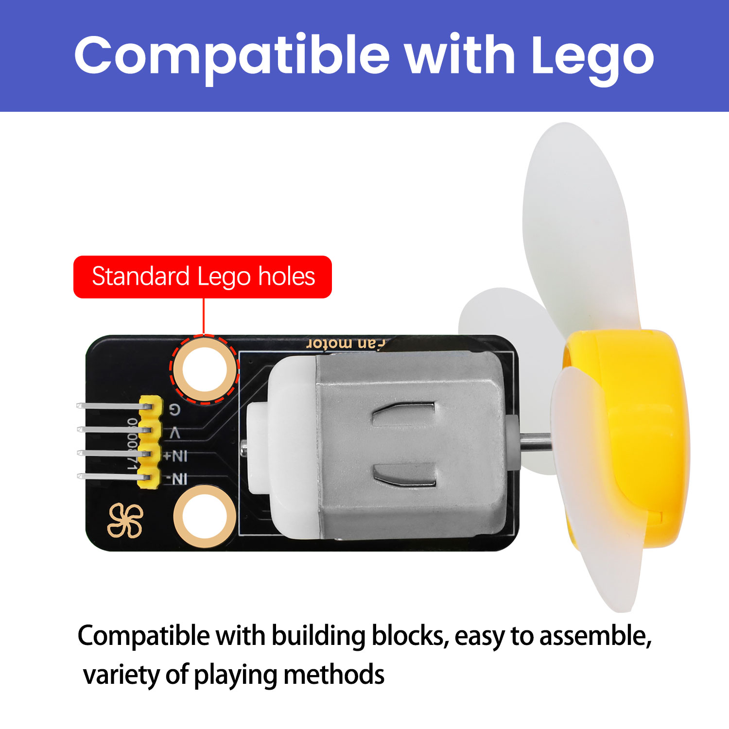 DC 3-6V 130 モーターファンモジュール Ardui - Diy Lego Electronics のレビューと価格
