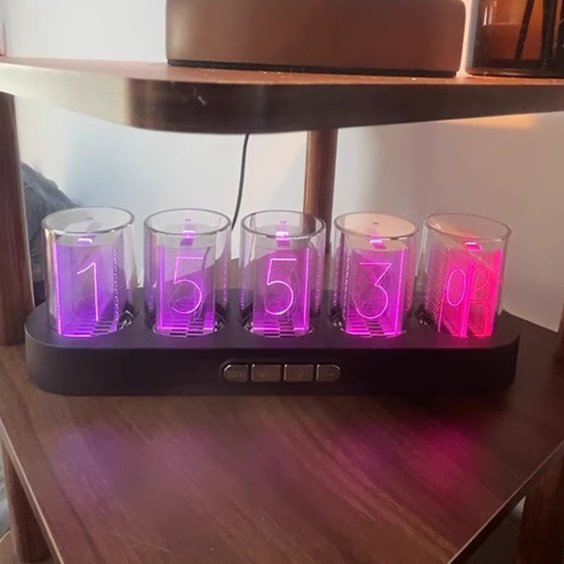 電子管時計DIYデジタル創作提案グロー管時計LEDライトeス - Diy Electronics Desk のレビューと価格