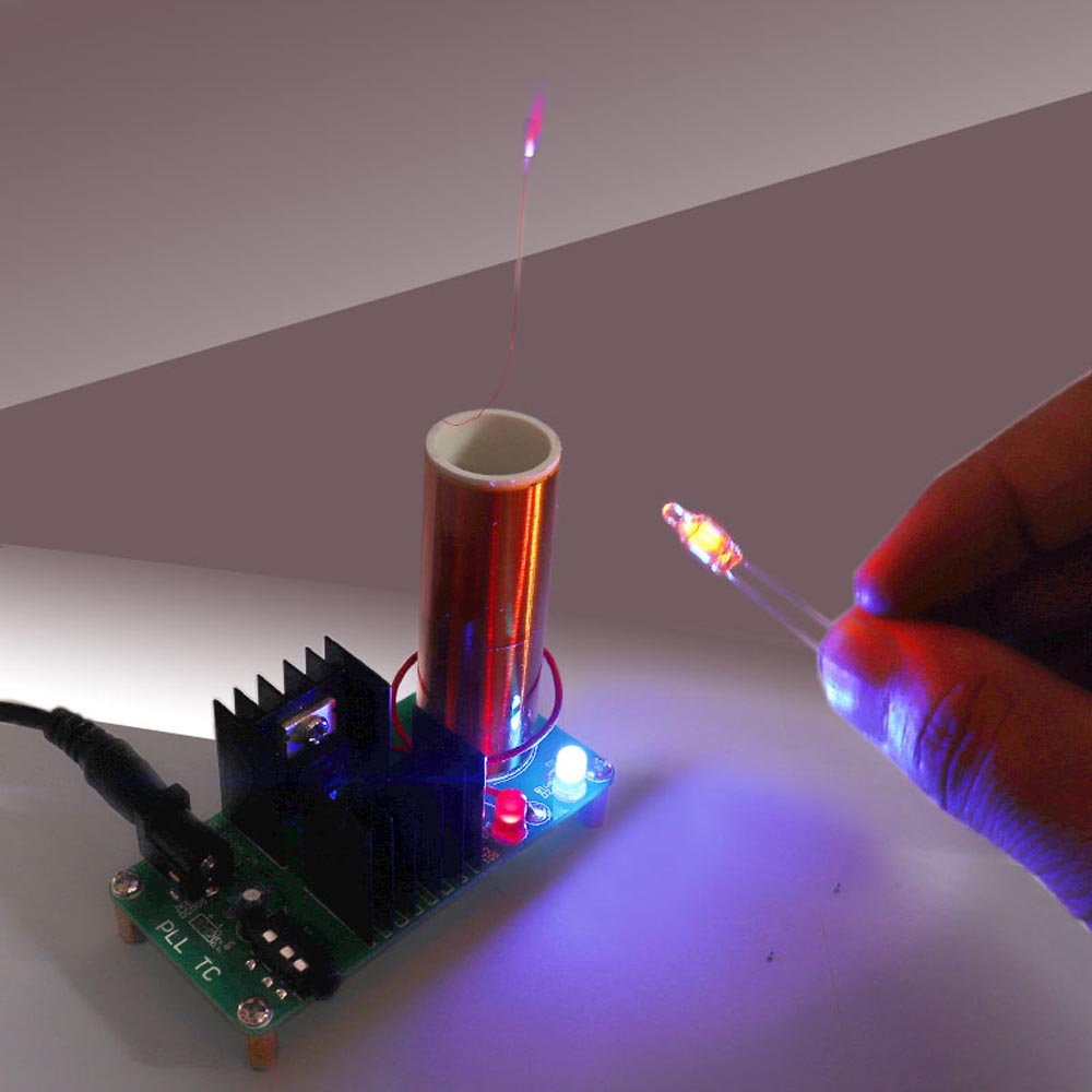 DIY電子テスラコイルキット 18V 2A 3.5mmオーデ - Diy Electronics Project のレビューと価格
