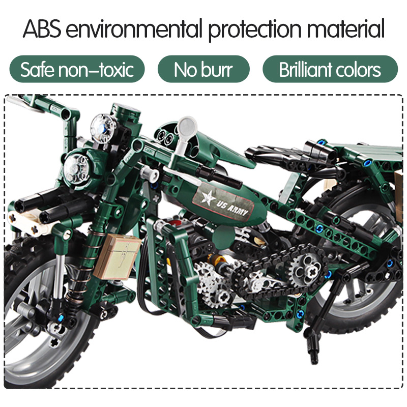 子供のための二輪オートバイビルディングブロック,電子都市シリ - Diy Motorcycle Electronics のレビューと価格