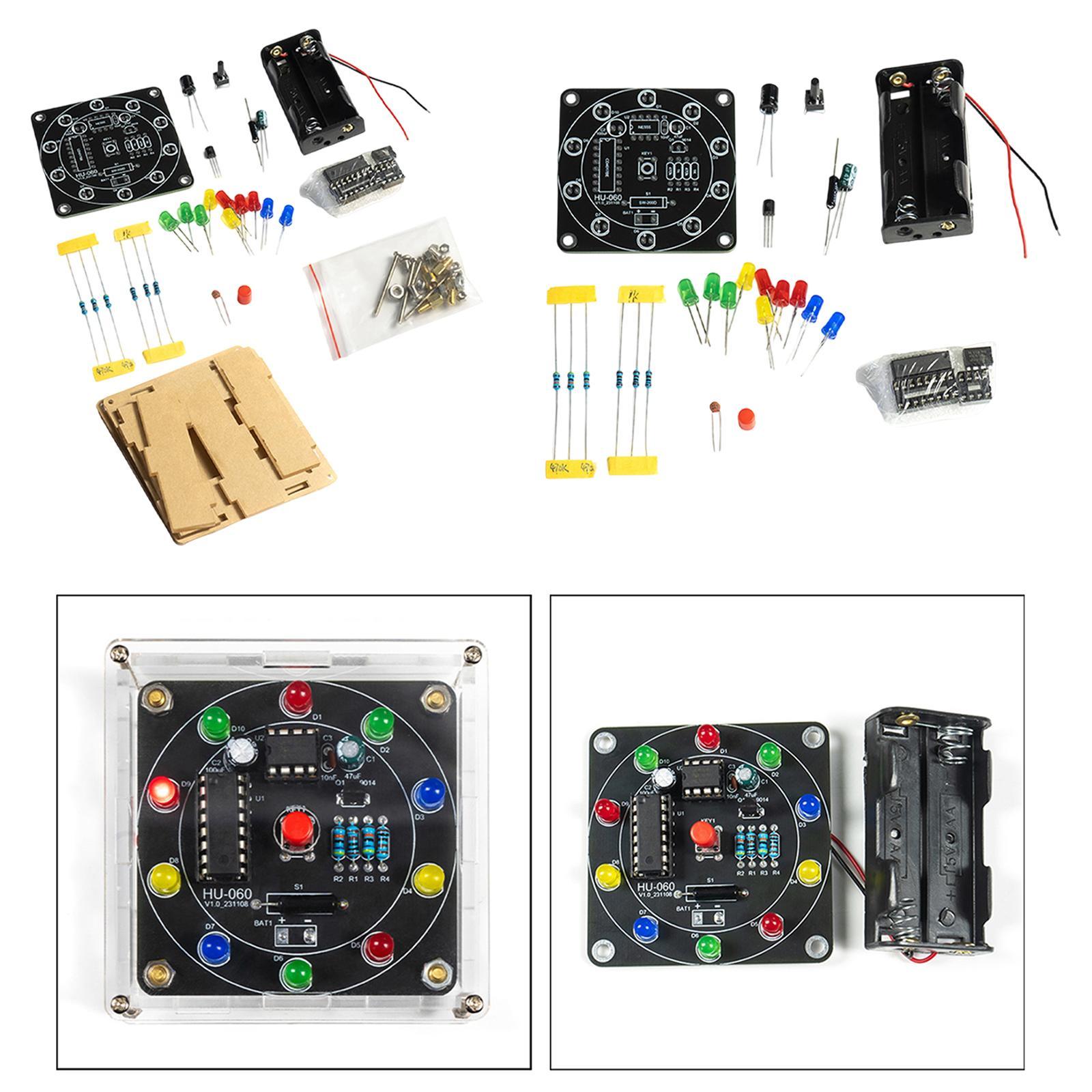 DIY 電子ラッキーフォーチュンホイールキット Ne555  - Diy Electronics Projects For Adults のレビューと価格