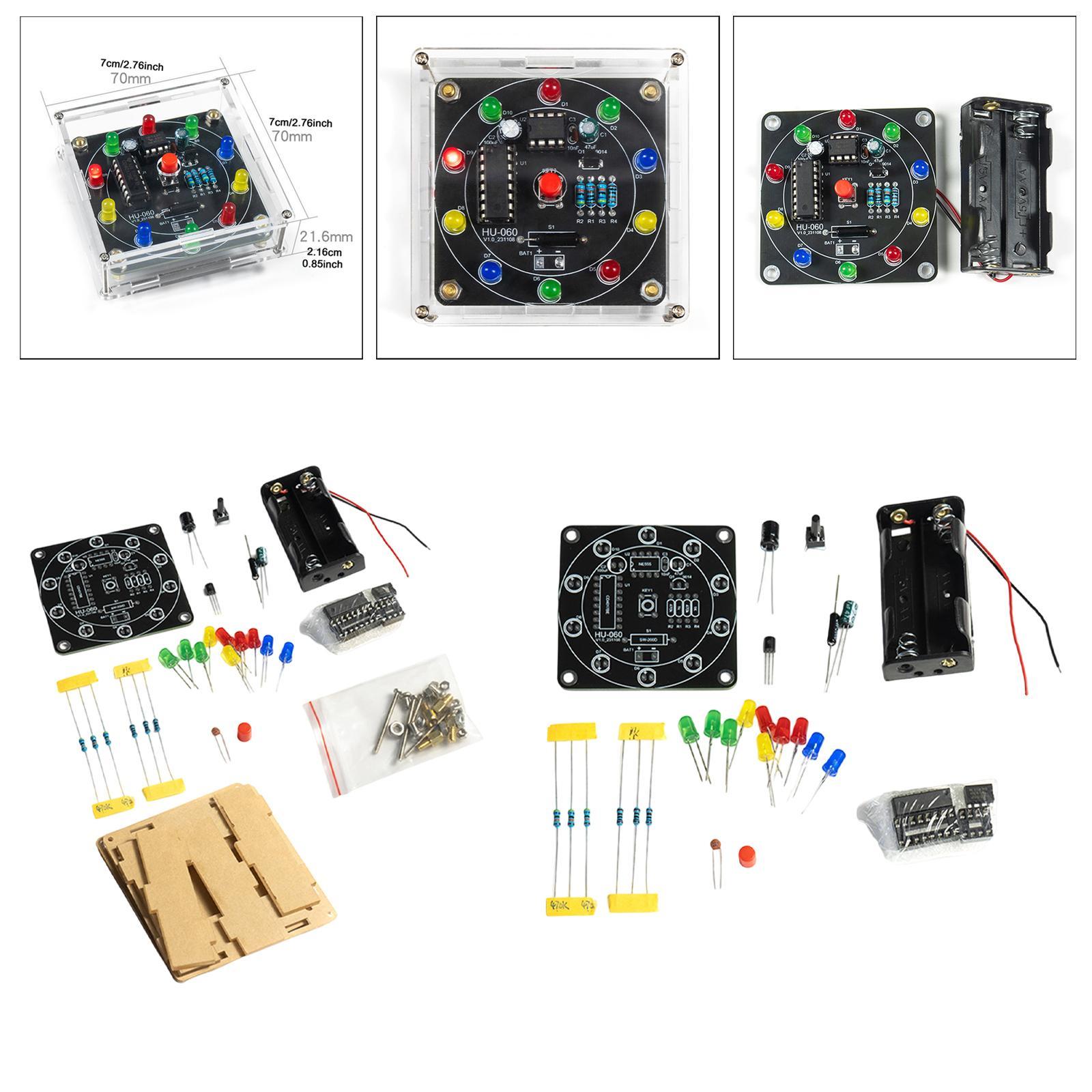 DIY 電子ラッキーフォーチュンホイールキット Ne555  - Diy Electronics Projects For Adults のレビューと価格