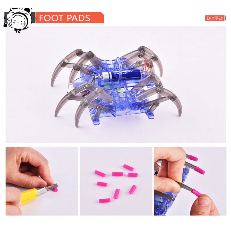 ホット販売新しい電動ロボットスパイダーおもちゃ DIY 教育 - Diy Electronics For Kids のレビューと価格