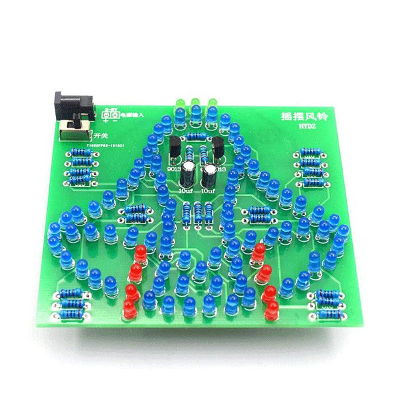 LED付き電子風鈴DIYキット、揺れるベル、はんだ付け練習用 - Diy Electronics Desk のレビューと価格