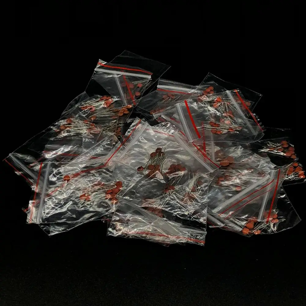 金属皮膜抵抗キットLEDダイオード電解コンデンサセラミックセ - Capacitor Kit Assortment のレビューと価格