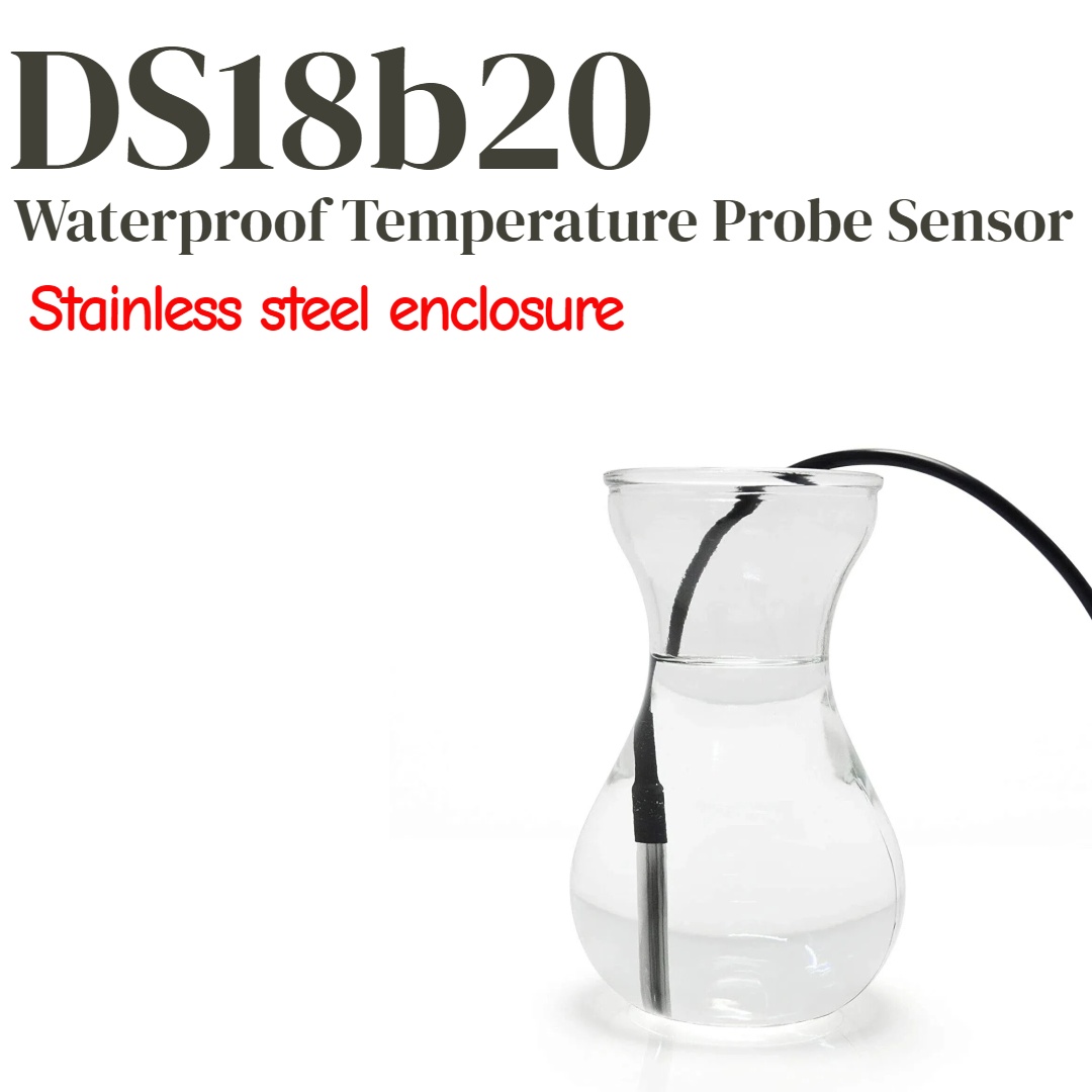 1/5個 DS18b20 温度プローブ 温度センサー 1M  - Ds18B20 Temperature Sensor のレビューと価格