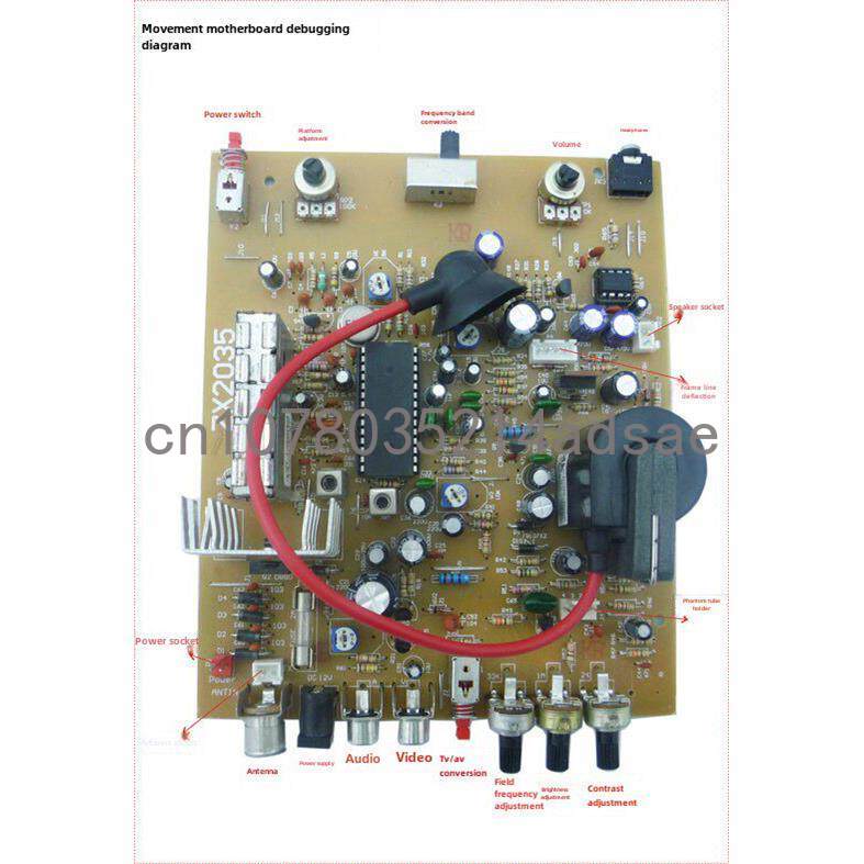 5.5インチ白黒テレビメインボードキット/部品、電子教育DI - Diy Electronics Project のレビューと価格