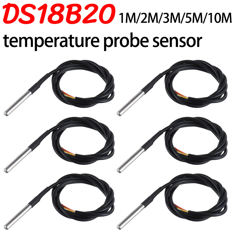 DS18B20 ステンレス鋼パッケージ 1 メートル/3 メ - Ds18B20 Temperature Sensor のレビューと価格