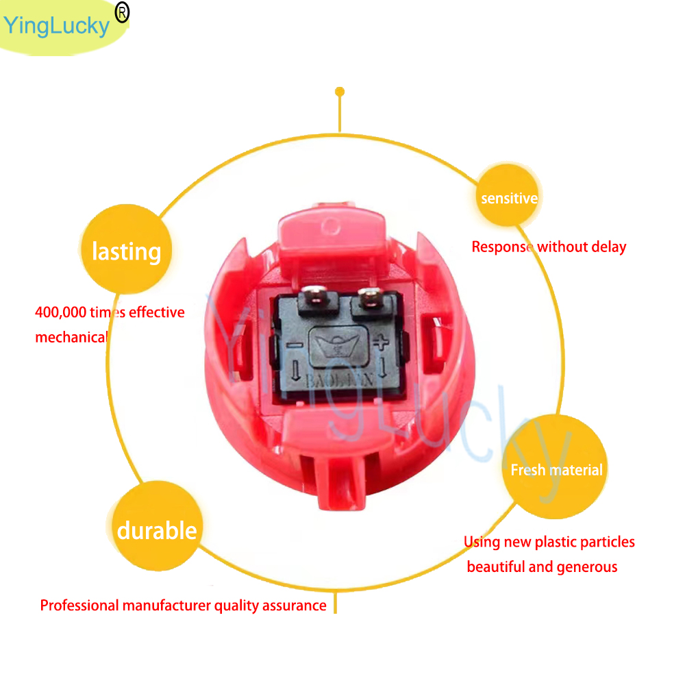 12個のアーケードプッシュボタン、三和日立コントローラー、ネ - Diy Electronics Game のレビューと価格