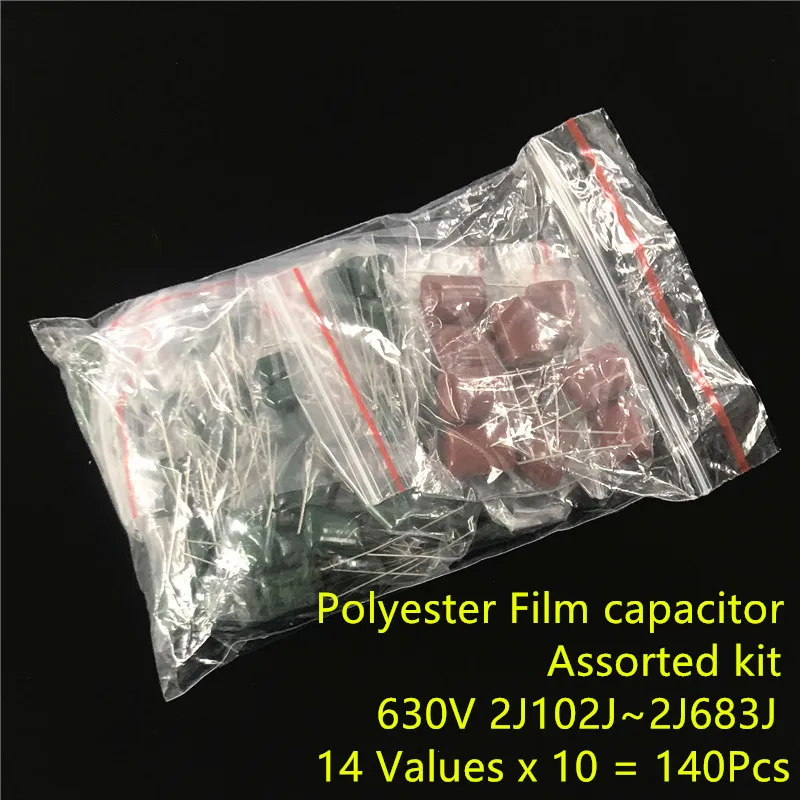 630V マイラーフィルムコンデンサ詰め合わせキット 14  - Capacitor Kit Assortment のレビューと価格