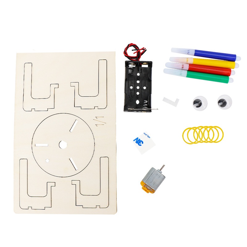 DIY 電動振動グラフィティロボット STEM 科学実験おも - Diy Electronics For Kids のレビューと価格