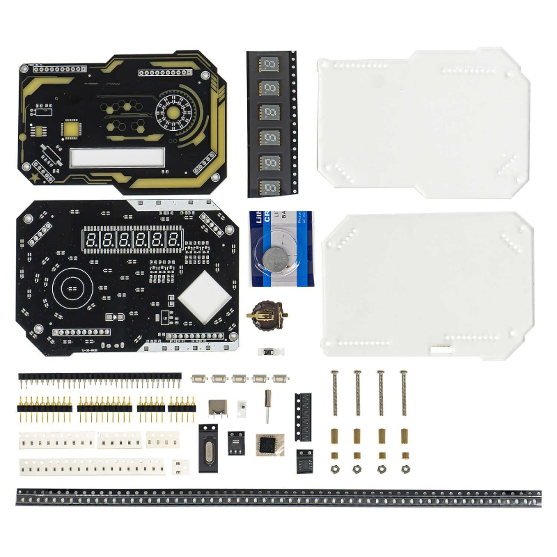 DIY 卓上時計セットデジタル時計電子溶接キットクリエイティ - Diy Electronics Desk のレビューと価格