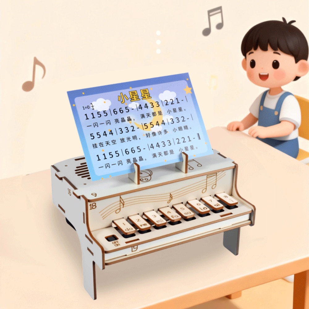 DIY 木製電子ピアノモデル STEM 組み立てキット物理学 - Diy Electronics For Kids のレビューと価格