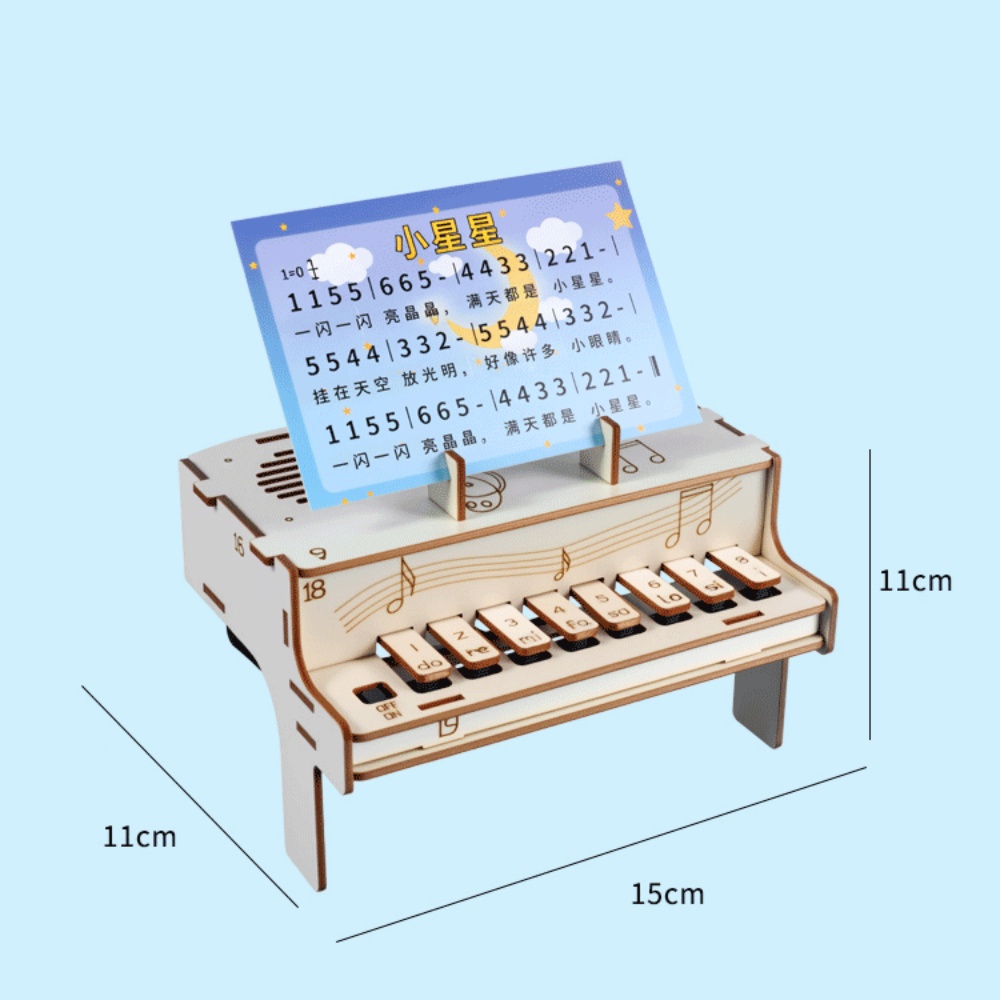 DIY 木製電子ピアノモデル STEM 組み立てキット物理学 - Diy Electronics For Kids のレビューと価格