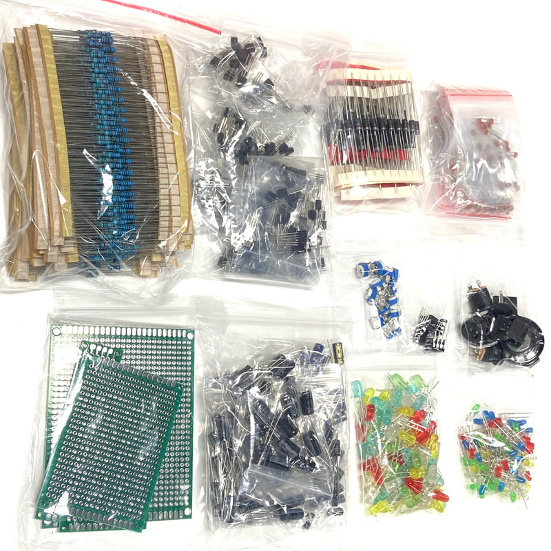 1818 個 DIY 電子部品キット詰め合わせ抵抗器ポテンシ - Capacitor Kit Assortment のレビューと価格
