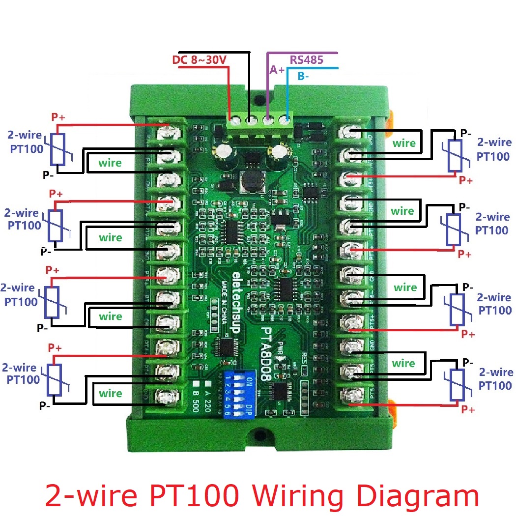 RS485 温度センサー取得モジュール 8AI RS485  - Ds18B20 Temperature Sensor のレビューと価格