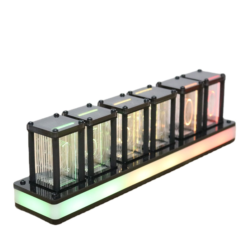 LEDデジタルサイレントテーブル時計,ライトチューブ,電子時 - Diy Electronics Desk のレビューと価格