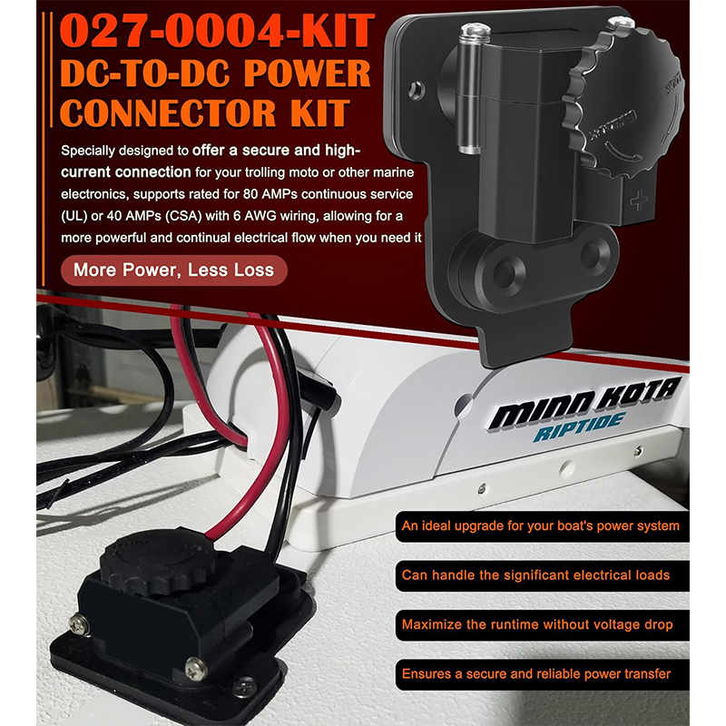 027-0004 マリン12-48V DC電源コネクタキット - Learn Diy Electronics のレビューと価格