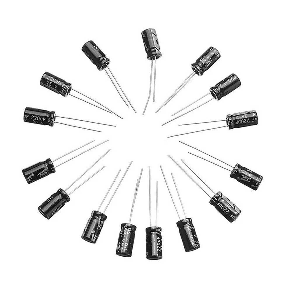 24種類500個入り電解コンデンサ詰め合わせキット0.1uF - Capacitor Kit Assortment のレビューと価格