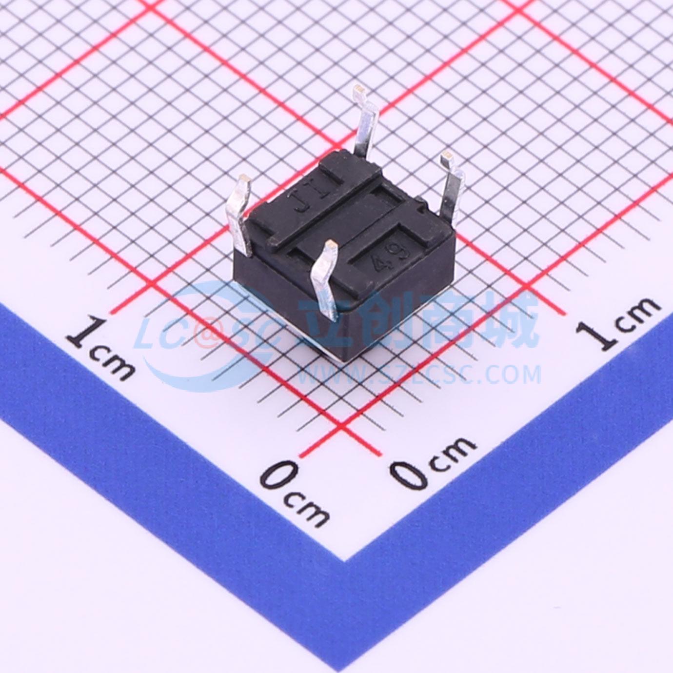 302個 TS-1095-A5B2-D1 -4P 6x6mm - Push Button Tactile のレビューと価格