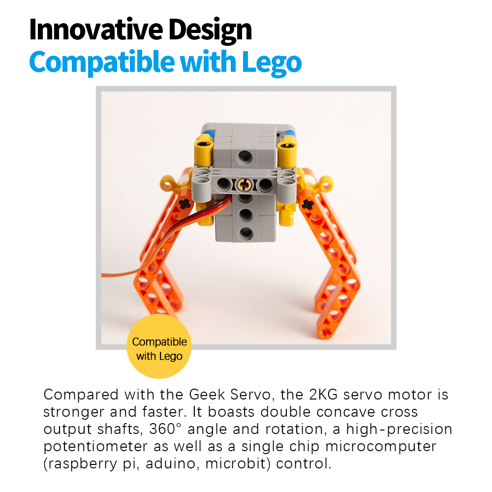 2KG プログラマブル 270 °   360 °   Ar - Diy Lego Electronics のレビューと価格