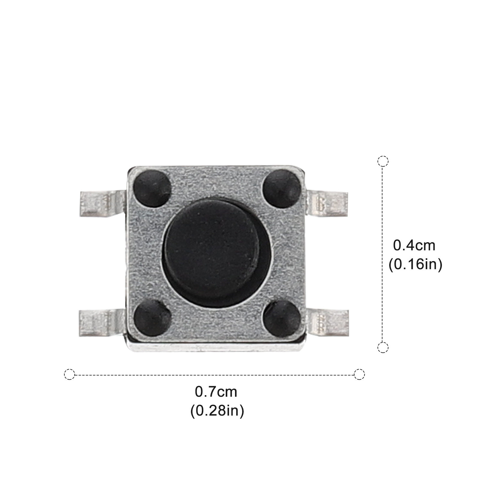 100個入りタクタイルプッシュボタンスイッチアソートメント  - Push Button Tactile のレビューと価格