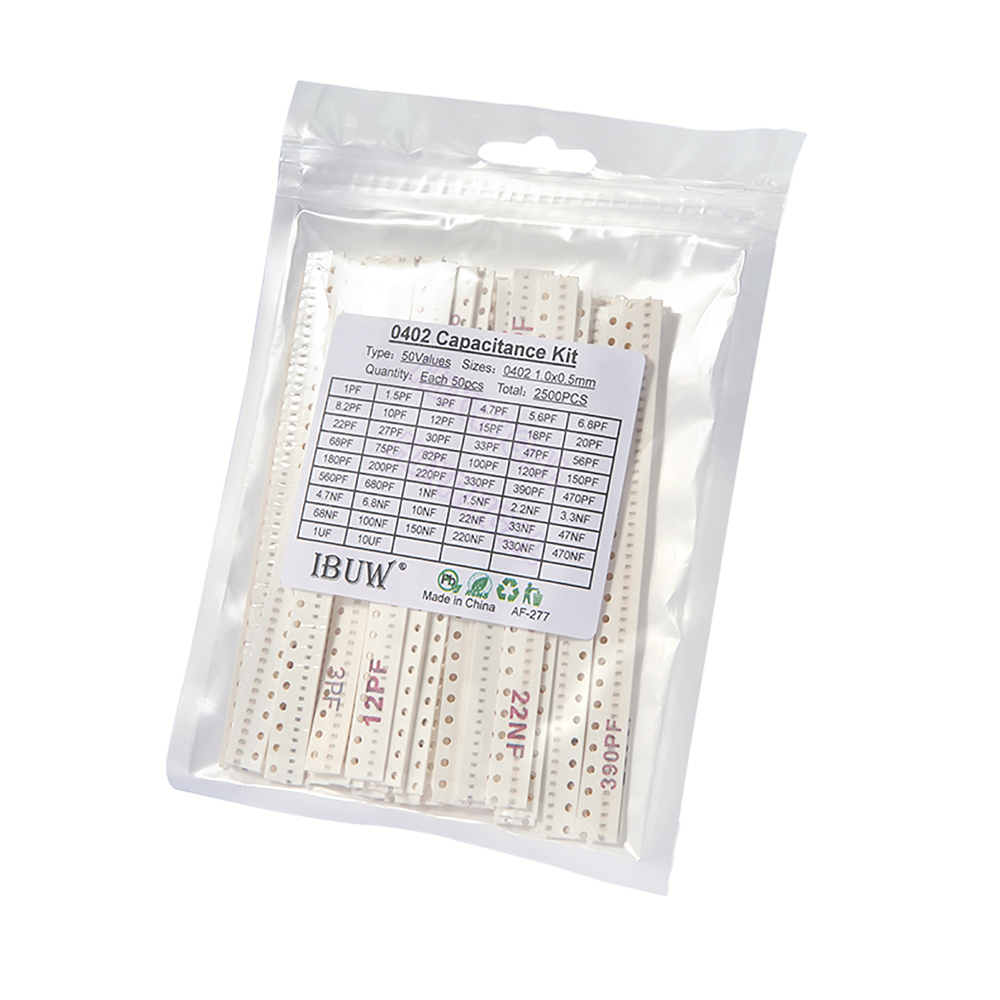 0402 smdセラミックコンデンサ各種キット1pF〜10u - Capacitor Kit Assortment のレビューと価格